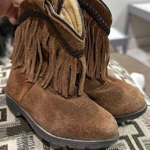 Toddler leather boots